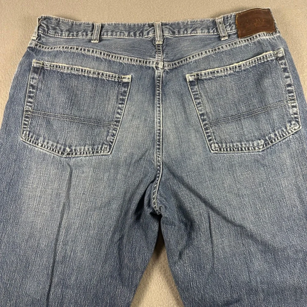Polo Ralph Lauren Mens Loose Fit Jeans Blue Medium Wash Denim 100% Cotton 36x30